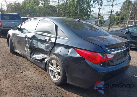2014 Hyundai Sonata Gls из США, поврежденный, VIN 5NPEB4AC0EH815924